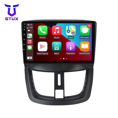 China Android 8core 2.5D IPS Car DVD Player Voice Control TV/mp3/SWC/DVR/WIFI/3G/DVD for Peugeot 207 2006-2015 6+128G WIFI GPS BT SWC FM Navigation for sale