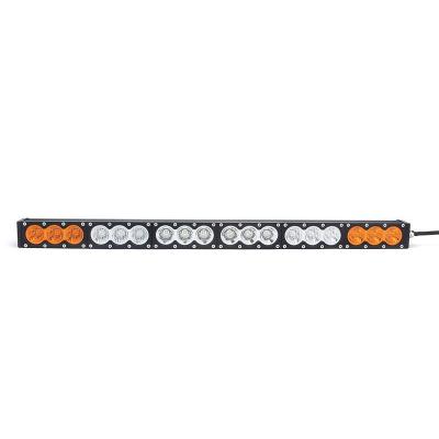 China Factory hotsales Cree single row Led light bar with amber and white DHCB-L180SDC for sale