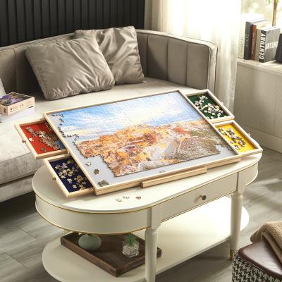 China 2022 New Popularity Interesting Hot Selling Products Jigsaw Puzzle Table Children's DIY PLAY Table for sale