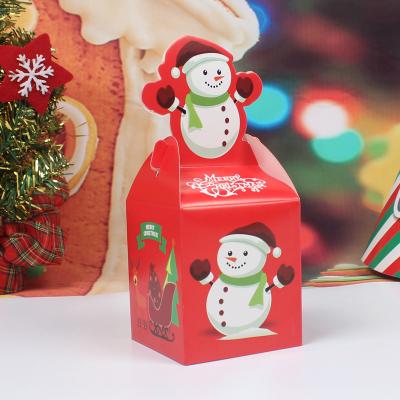 China Other Gift & 2022 Hot Sale Craft New Arrival Christmas Apple Packaging Box With Heart Handle Christmas Paper Gift Box Factory Direct for sale