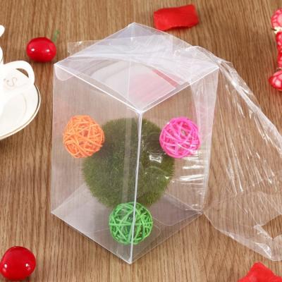 China Custom Clear PVC Transparent PET Toy Gift Plastic Folded Packing Box Factory Direct for sale