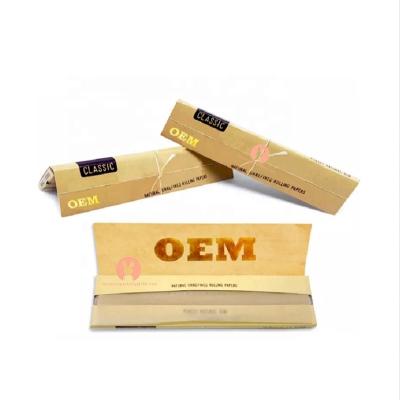 China OEM Festival Natural Organic Gum Custom Unbleached Rolling Papers Hemp Sow Burning for sale