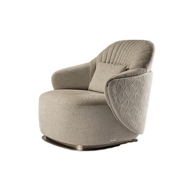 China Customized Modern Sofa Chair Shell Style Luxury Single Armchair for sale