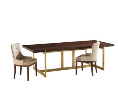 China Super Comfortable Luxury Dining Room Furniture Rectangular Dining Table for sale