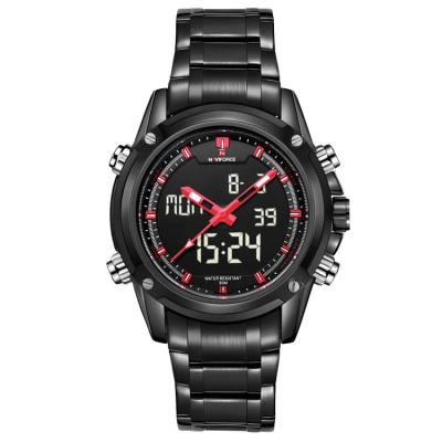 China NAVIFORCE9050Men Non-Specific Quartz Digital Movement Watches With Stainless Steel Material Watch for sale