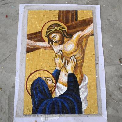 China Christian Mosaic Wall Art for sale