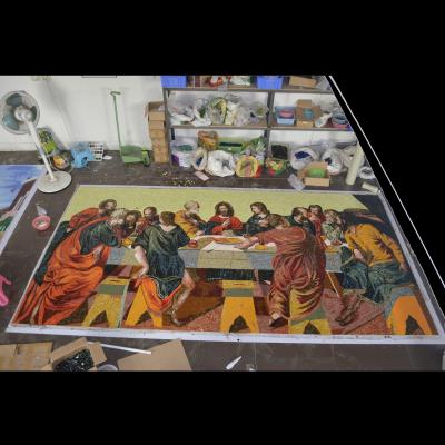 China Religious Wall Mosaic Mural The Last Supper Superb for sale