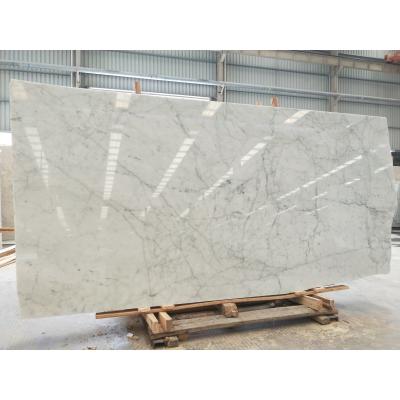 China Modern Natural Carrara Marble Wall And Floor Italian White Marble Slabs for sale