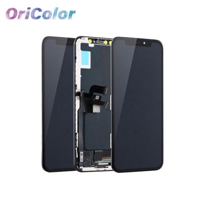 China oricolor incell quality lcd screen for iphone x, cell phone replacement part lcd digitizer for iphone x 5.8 inch for sale