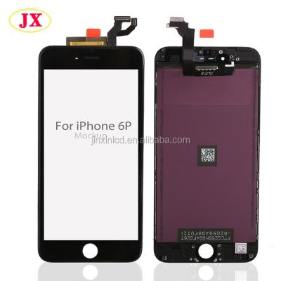 China Free Shipping JX Mobile Phone Screen For Iphone 6 Plus LCD With Digitizer 5.5 inch for sale