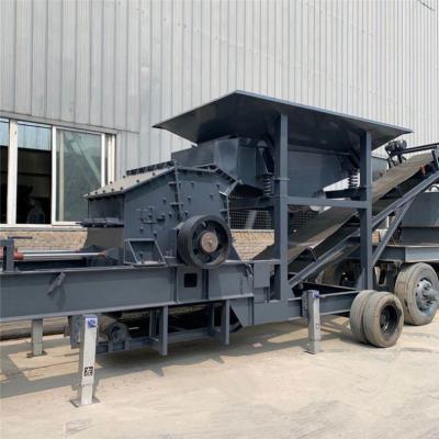 China Ore Rock Gold Ore Hammer Crusher Mobile Breaking Machine for sale