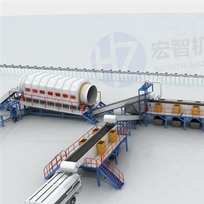 China energy & Extracting Waste Sorting Line And Recycling Plant Mobile Solid Waste Sorting Station MSW for sale