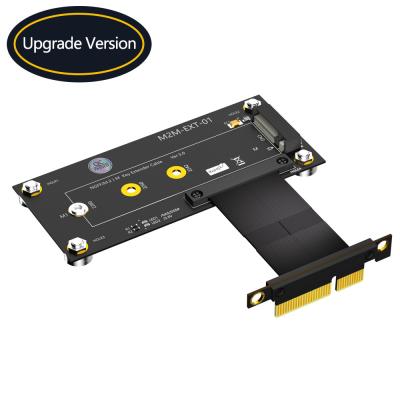 China Nova versãoM.2 NGFF nvme M-key SSD para PCI-E 4X Cable de extensão com pad magnético à venda