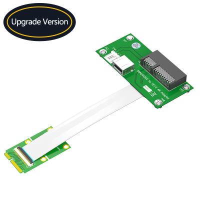 China lange abgeschirmte Mini PCI-E Express X4 USB Riser Kabelkarte Horizontal zu verkaufen