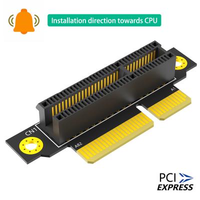 Cina Invertire 90 gradi PCI-E 3.0 4X Slot To X4 Adapter Riser Card per 1U Server Case - Direzione dell'installazione verso la CPU in vendita