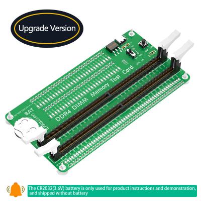 China Desktop Computer Moederbord Geheugen Slot 2x DDR4 DIMM Geheugen RAM Test Diagnose Adapter Met LED-indicatoren Long Latch Test Card Te koop