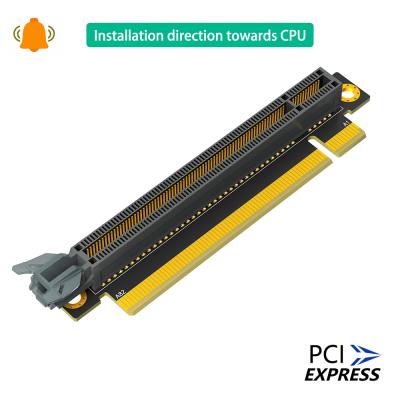 China 90 Degree Reverse PCI-E Riser Card 16X 3.0 Male To Female For 1U Server for sale