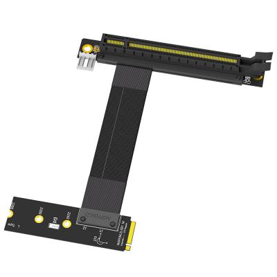 China M.2 NGFF Sleutel M naar PCI-E Express Extender Cable Graphics Card 16x PCIE Riser Adapter Card Nvme Te koop