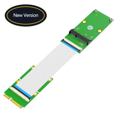 China Mini PCI-E MSATA SSD Erweiterungskabel Adapter 2 in 1 Combo zu verkaufen