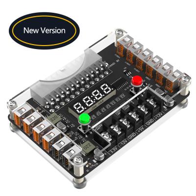 China ATX Stromversorgung Breakout Board und Acryl Gehäuse Kit mit 3,3V, 5V, 12V, 12V Ausgangsspannung zu verkaufen