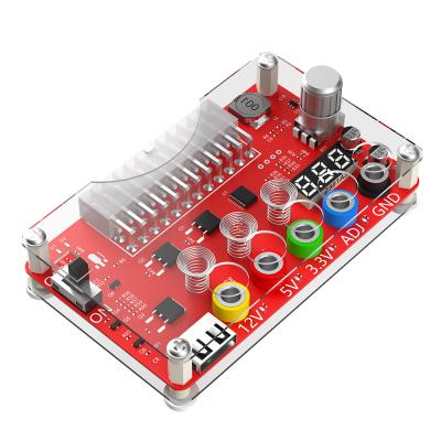 China ATX Power Supply Breakout Board and Acrylic Case Kit with ADJ Adjustable Voltage Knob for sale