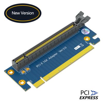 China Pci-E 16x Riser Card, PCI Express 3.0 16X Cable de extensión 90 grados de alta velocidad de la tarjeta Riser en venta