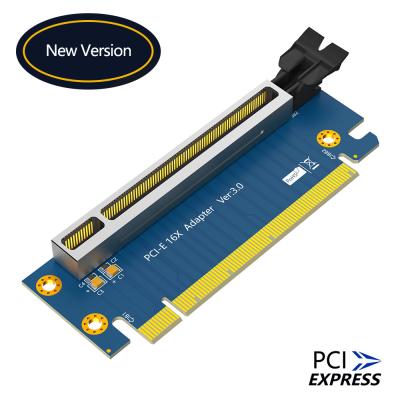 China Pci-E 16x Riser Card PCI Express 3.0 16X Extension Cable 90 Degree High Speed Riser Card for sale