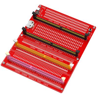 Cina 3 in 1 Combo DDR3 / 4 / 5 RDIMM / UDIMM Tester di memoria Desktop Computer DDR3 / 4 / 5 Memory Test Card Con Indicatori LED in vendita