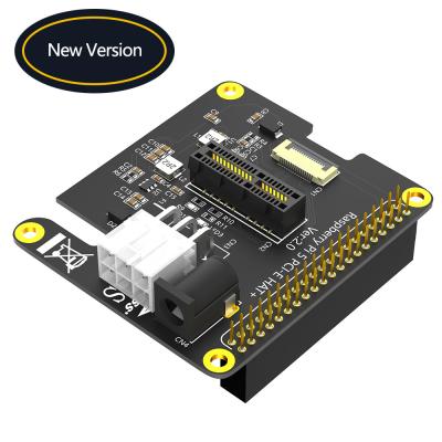 Chine Nouvelle version PCI-E express PCI-e 1x Adaptateur avec alimentation externe 12V pour Raspberry Pi à vendre