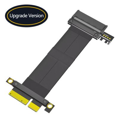 China 180 grados SFF-8639 (U.2) a PCI-E 3.0 4X Cable de extensión de cinta para U.2 NVME SSD Transmisión de alta velocidad sin demora en venta