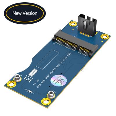 中国 Mini PCI-E to Motherboard USB 9PIN Header Wireless Adapter Card With 1 Standard SIM Slot for GSM 3G 4G LTE WWAN Module 販売のため