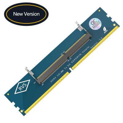 China Tarjeta de adaptador de escritorio DDR5 U-DIMM para portátil, comprobador de memoria SO DDR5 a DDR5 Convertidor U-DIMM en venta