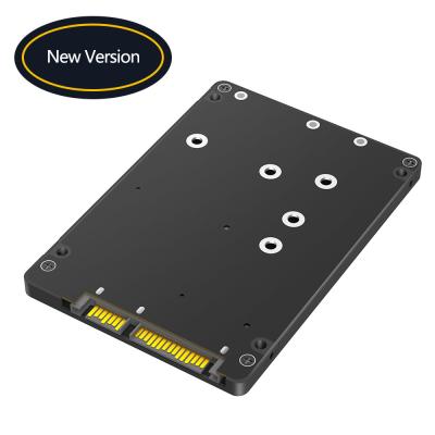 中国 NGFF M.2 Bキー/mSATA SSD から 2.5 SATA3 アダプター 2 in 1 プラスチック用ケース 販売のため