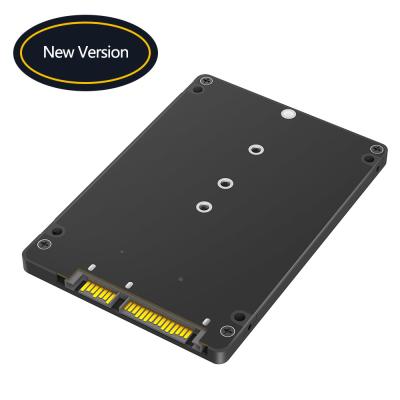 中国 M.2 SSD to 2.5 SATA 収納器,B&M Key SATA SSD 変換器 to 2.5 インチ SATA 3.0 カード 7mm プラスチックケース 販売のため