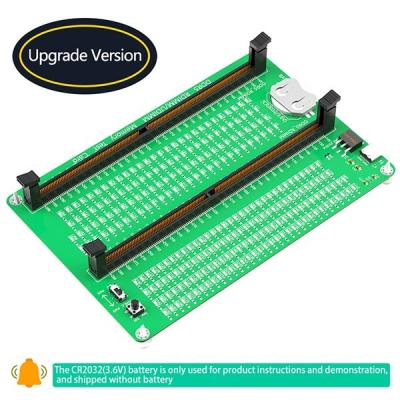 Cina DDR5 RDIMM / UDIMM Tester di memoria con chiusura lunga, computer da scrivania DDR5 Memory Test Card in vendita