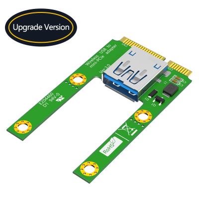 China Mini PCI-E to USB 3.0 Adapter Card PCI Express PCI-E to USB 3.0 Expansion Card Computer Components Add On Cards for Laptop for sale