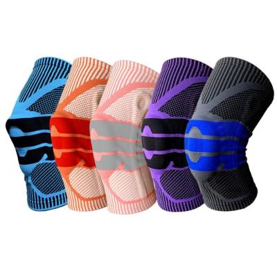 China Adjustable Elasticity Breathable Compression Knee Brace#HX-18 for sale