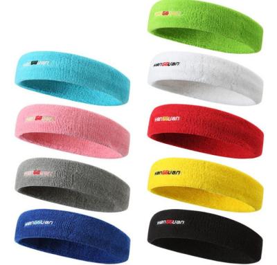 China Material Origin BEI Size Days Elasticity Sports Headband Terry Cloth Custom Cotton Plain Adjustable Breathable Feature OEM Logo Style Time Color Design for sale