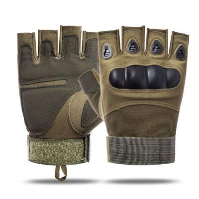 China High Strength Outdoor Tactical Gloves Airsoft Gloves Military Half Finger Type Combat Gloves Shooting Hunting Gloves#RG-05 for sale