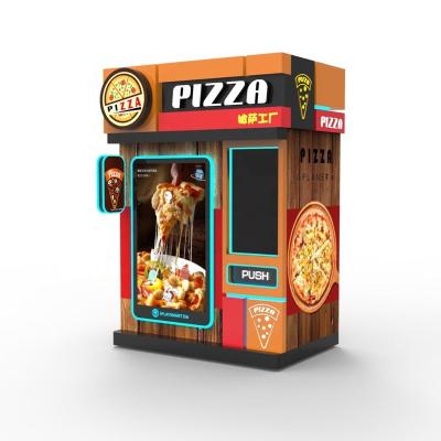 China Mall 2022 Smart Touch Screen Pizza Vending Machine For Sale Commercial Fully Automatic Outdoor Hot Fresh Fast Food Self Serve for sale