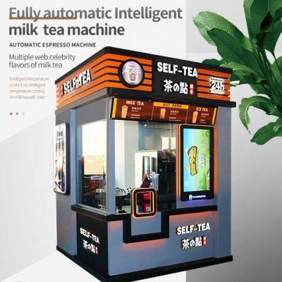 China Mall 2022 New Style Smart Milk Tea Coffee Vending Machine for sale