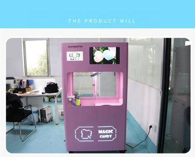 China Mall 2020 new style development fully automatic vending machine for soft cotton candy for sale for sale