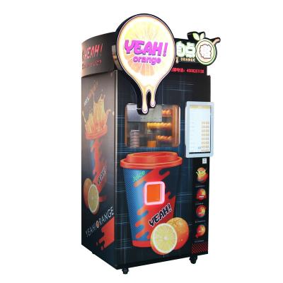 China Orange Mall Squeezer Vending Machine Vending Machine With Bill Or Card Acceptor for sale