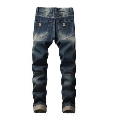 China High Quality Cheap Breathable Jeans Fashion Men's Ripped JeanstaperedVintage Ripped Jeans for sale