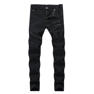 China 2021 wholesale trend latest fashion men's stretch breathable jeans slim fit jeans for men for sale