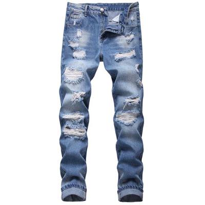 China 2021 Top Quality Breathable New Design Ripped Jeans Slim Fit Jeans For Mens Denim Men Pants Jeans for sale