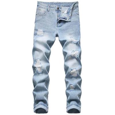 China New Brand Breathable Customized Professional Ripped Jeans Slim Fit Jeans For Mens Denim Men Pants Jeans for sale