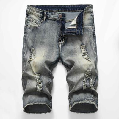 China High quality fashion shorts mens prices breathable luxury classic denim shorts and best jeans ripped jeans shorts for sale