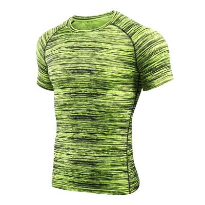 China OEM Anti-Shrink Factory Nan-Tchang Slim Fit Bodybuilding T-shirt For Suite Mens Gym Custom T Shirt for sale