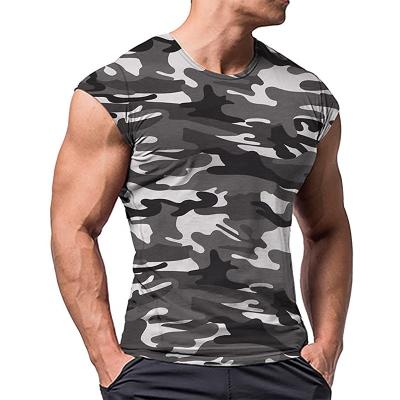 China Anti-wrinkle fashion oem camouflage print t-shirt custom short sleeve full dtg design shirts for men for sale